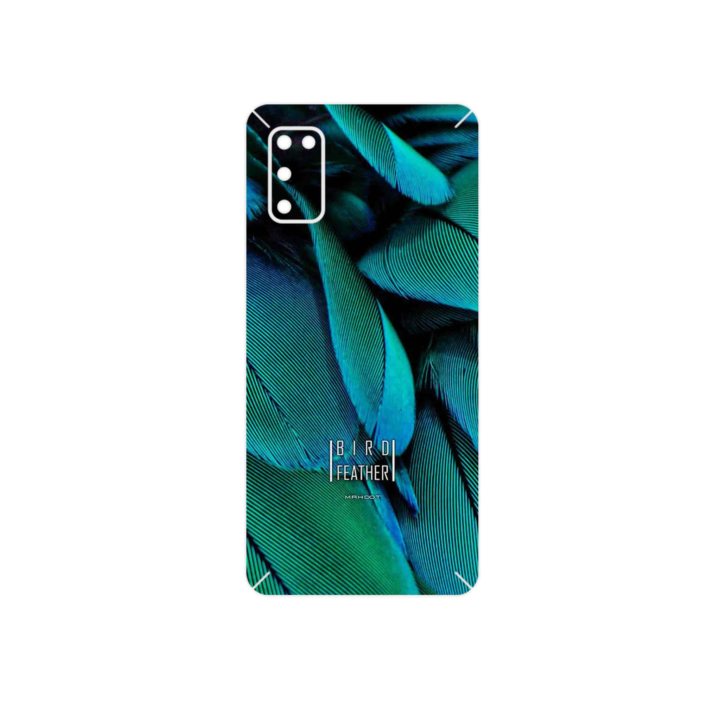 برچسب پوششی ماهوت مدل Green Feather مناسب برای گوشی موبایل سامسونگ Galaxy A41