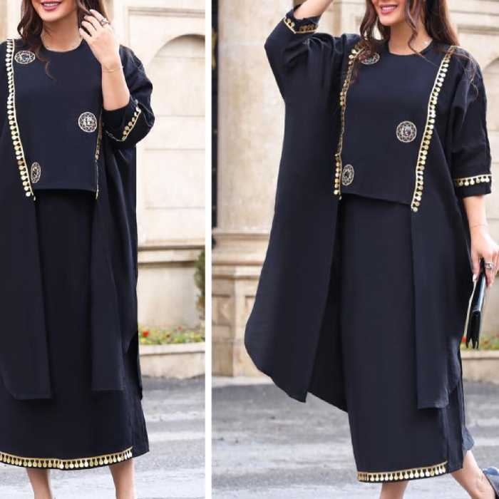 شومیز  دامن  خلیجی 