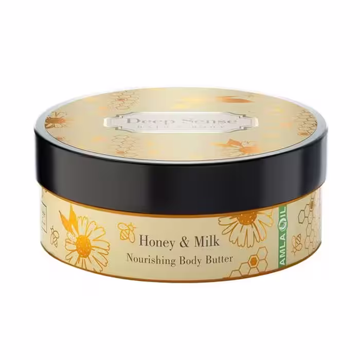 کره بدن شیر عسل دیپ سنس 200 میلی لیتر | Honey And Milk Nourishing Body Butter DEEP SENSE