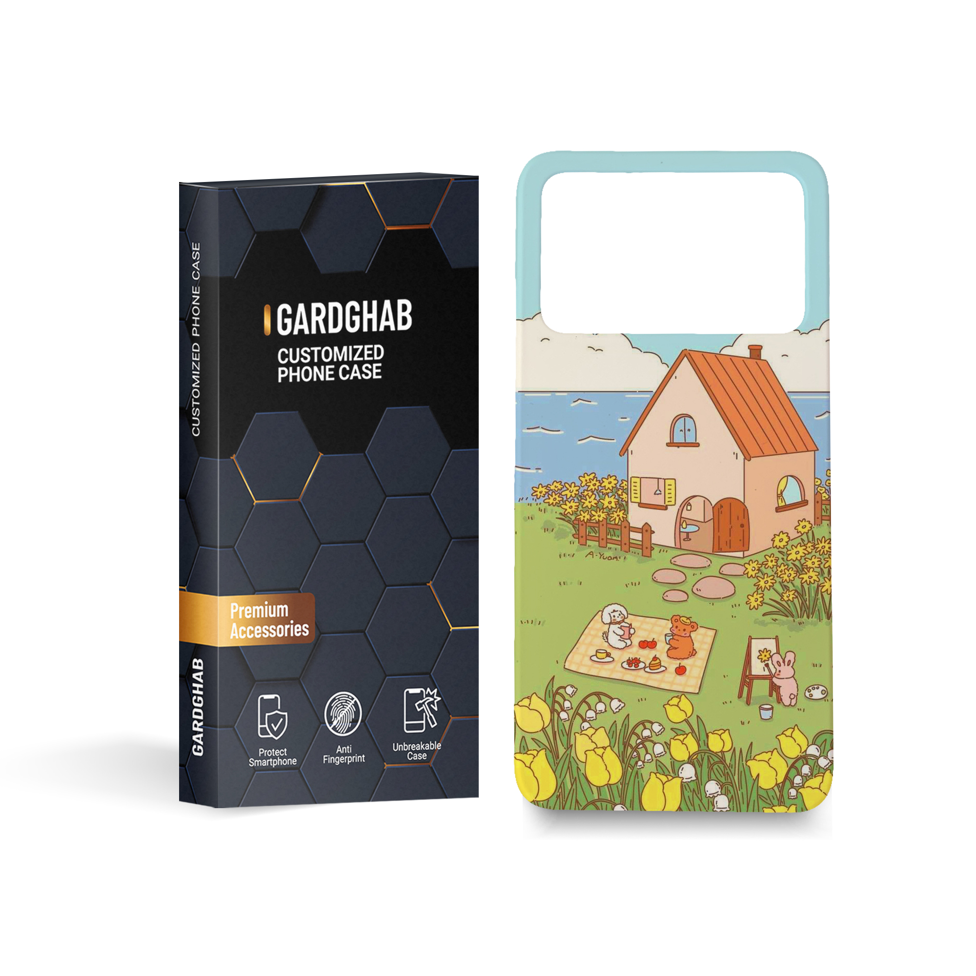    کاور گارد قاب مدل دخترانه مناسب برای گوشی موبایل شیائومی X4 pro