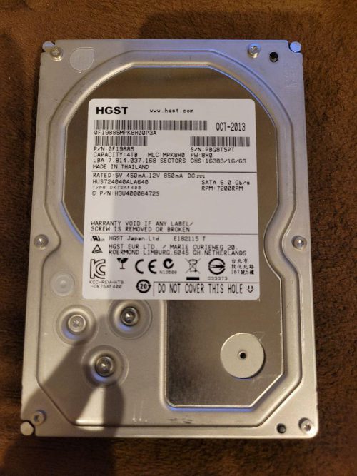 هارد 3 ترابایت HGST ULTRASTAR (استوک)