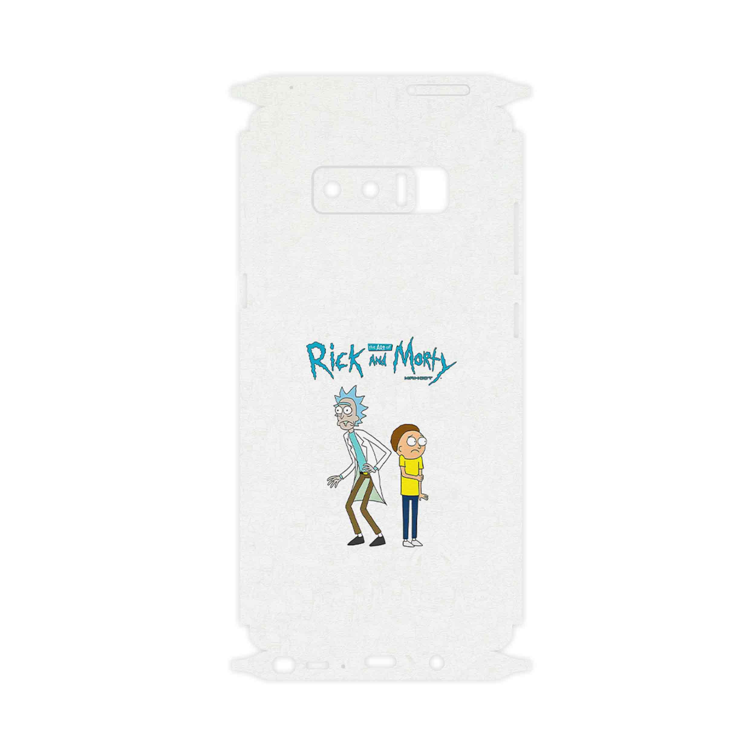 برچسب پوششی ماهوت مدل Rick and Morty-FullSkin مناسب برای گوشی موبایل سامسونگ Galaxy Note 8