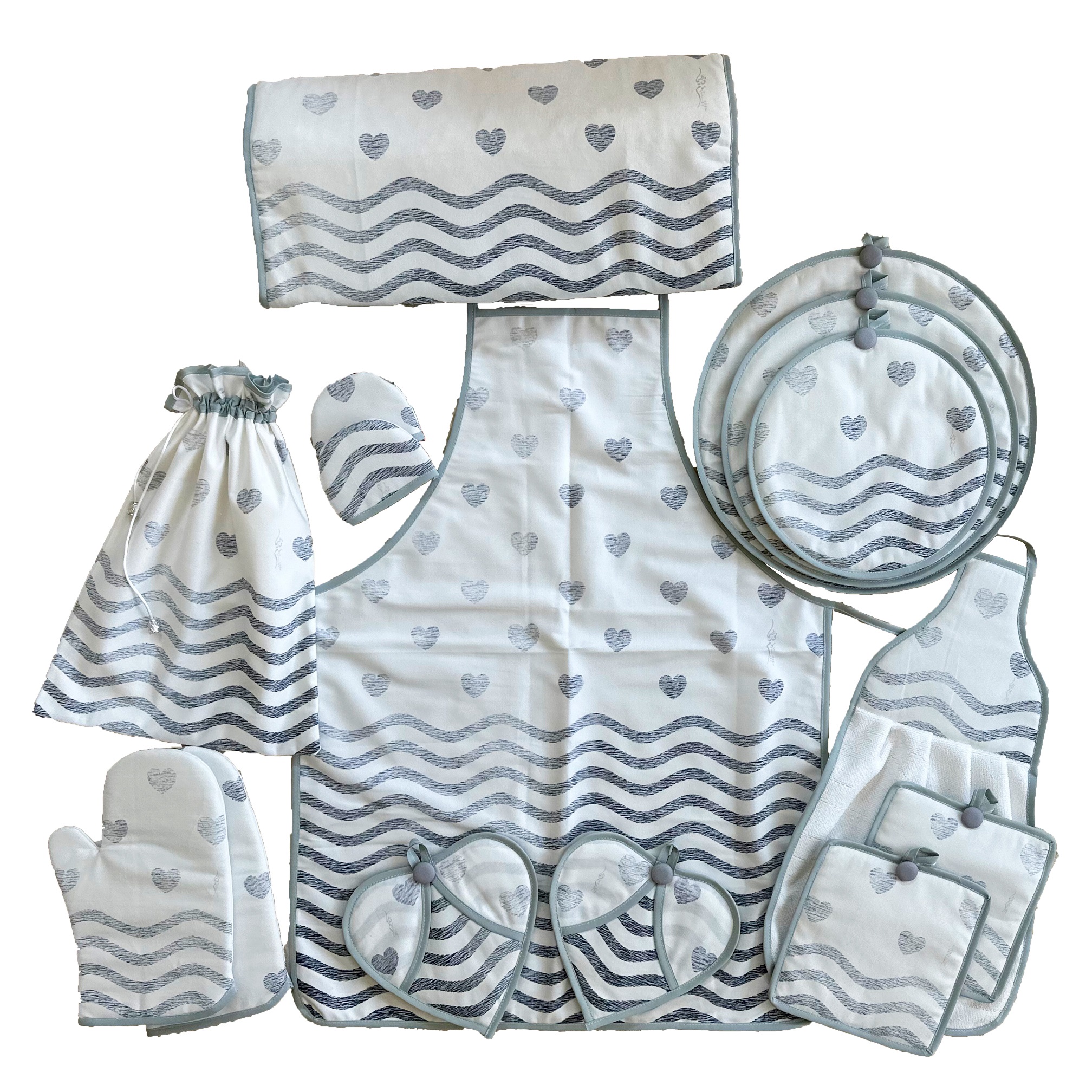 سرویس آشپزخانه 15 پارچه مدل عطرین کد 25