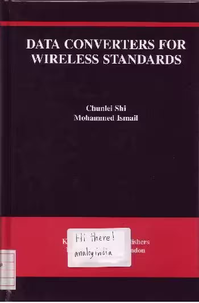خرید و دانلود نسخه کامل کتاب Data Converters for Wireless Standards