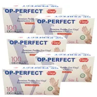 دستکش یکبار مصرف اپی پرفکت مدل 5 سایز لارج بسته 100 عددی