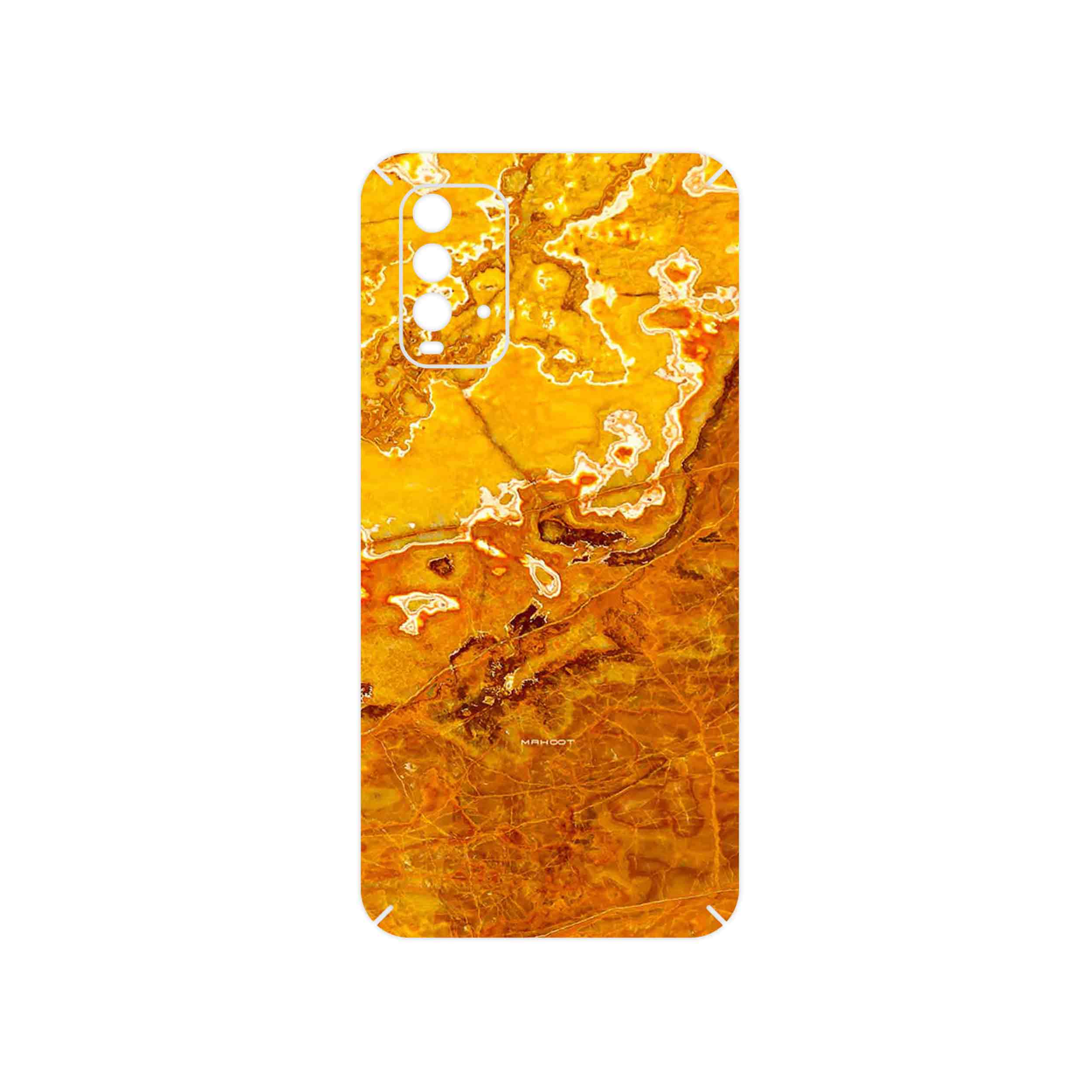 برچسب پوششی ماهوت مدل Gold Marble مناسب برای گوشی موبایل شیائومی Redmi 9T