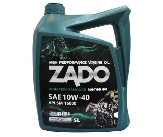 روغن موتور خودرو زادو مدل SAE 10W40-16000 حجم 5 لیتر بسته2 عددی