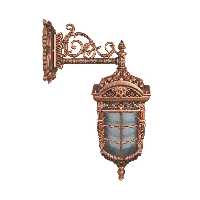 چراغ دیواری حیاطی و پارکی تکشیدفام مدل پادرا کد 8905-15