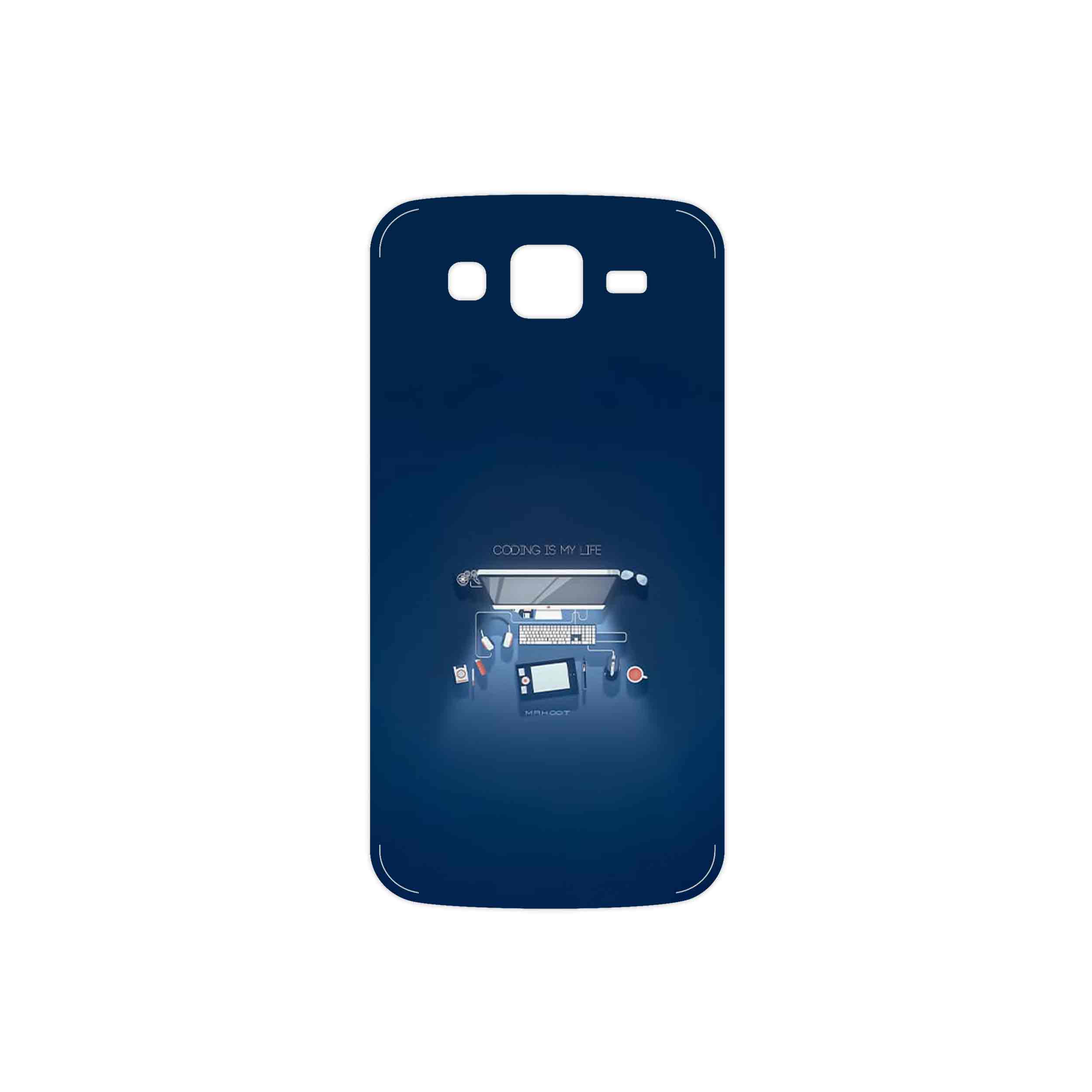 برچسب پوششی ماهوت مدل Programming 3 مناسب برای گوشی موبایل سامسونگ Galaxy Grand 2