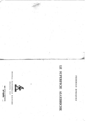 خرید و دانلود نسخه کامل کتاب Le superficie algebriche