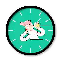 ساعت دیواری مدل روزمرگی کد 3262