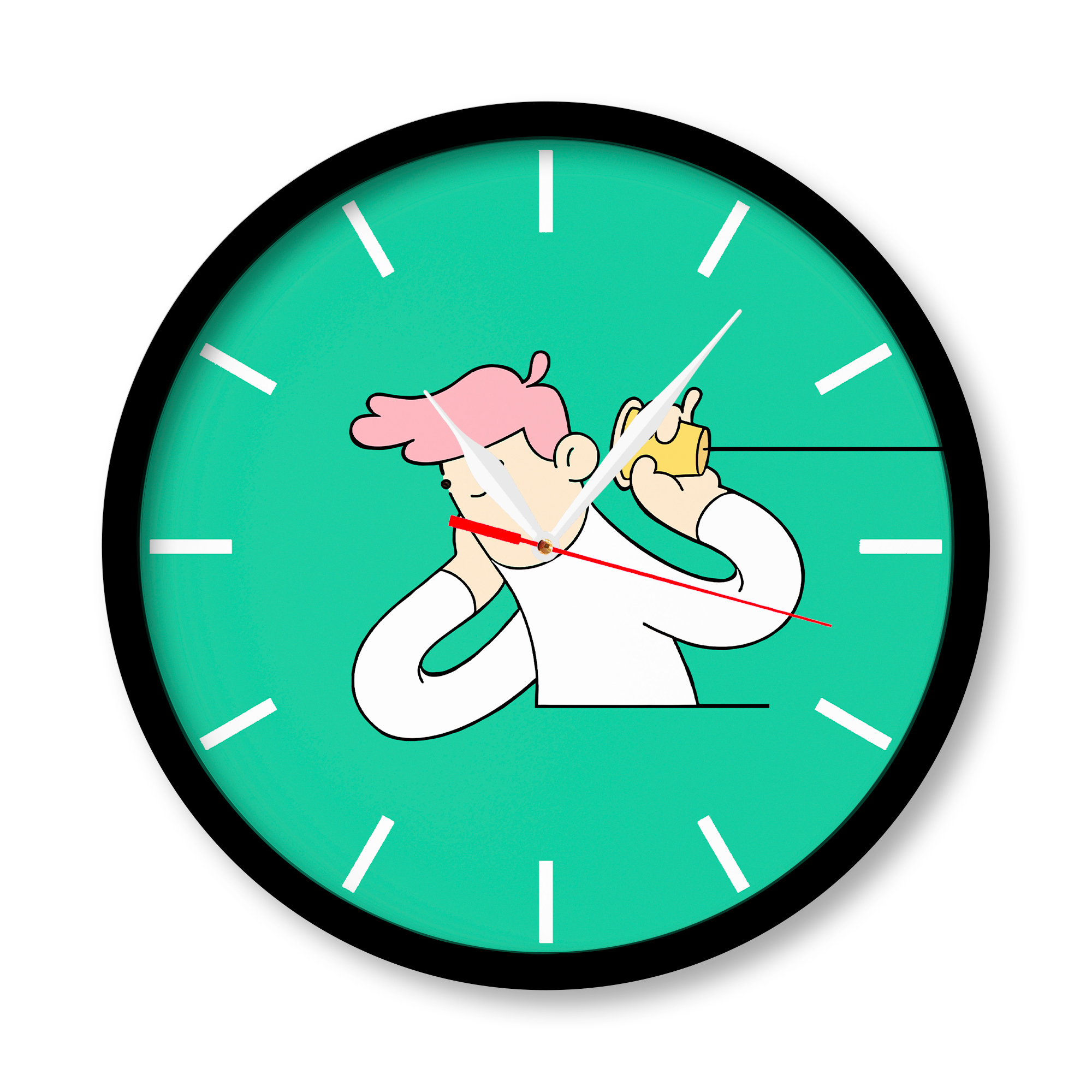 ساعت دیواری مدل روزمرگی کد 3262