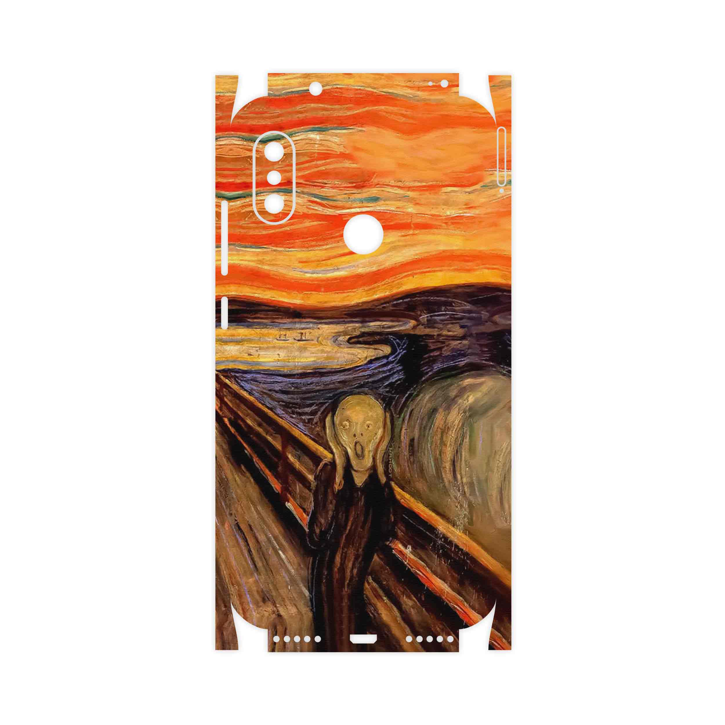 برچسب پوششی ماهوت مدل The Scream of Munch-FullSkin مناسب برای گوشی موبایل شیائومی Redmi Note 6 Pro