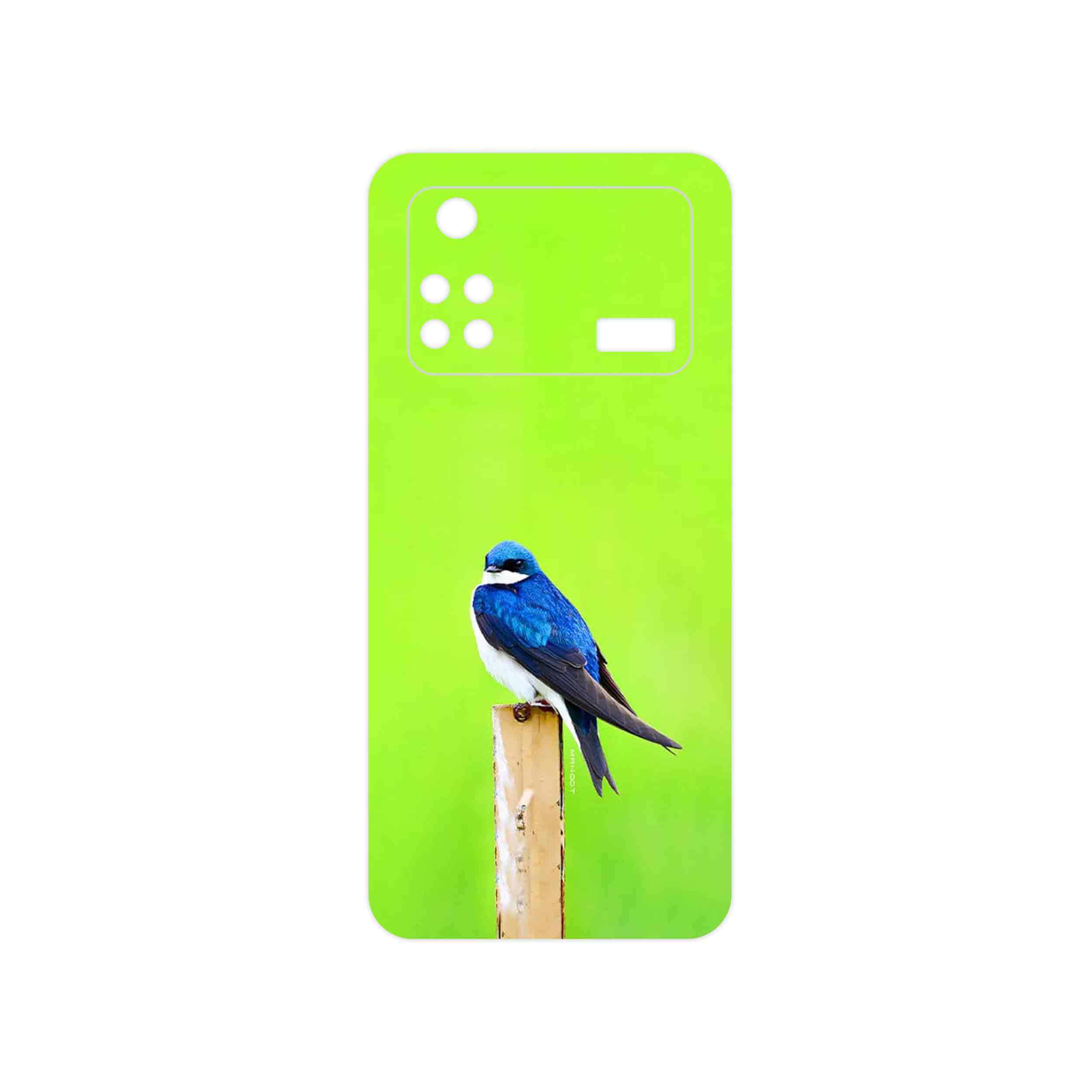 برچسب پوششی ماهوت مدل Bird Swallow مناسب برای گوشی موبایل شیائومی Poco M4 Pro 4G