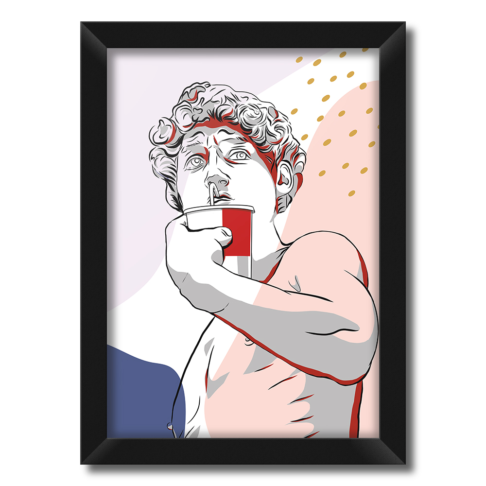 تابلو فنچ آرت طرح مجسمه کد GPH279