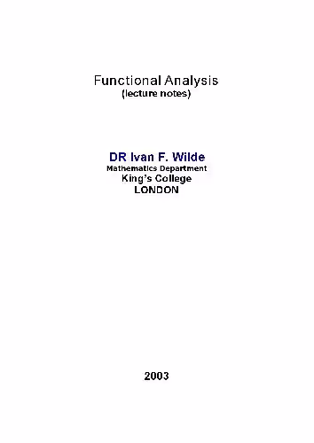 خرید و دانلود نسخه کامل کتاب Functional Analysis