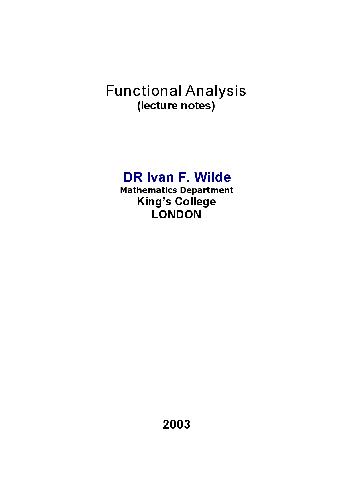 خرید و دانلود نسخه کامل کتاب Functional Analysis