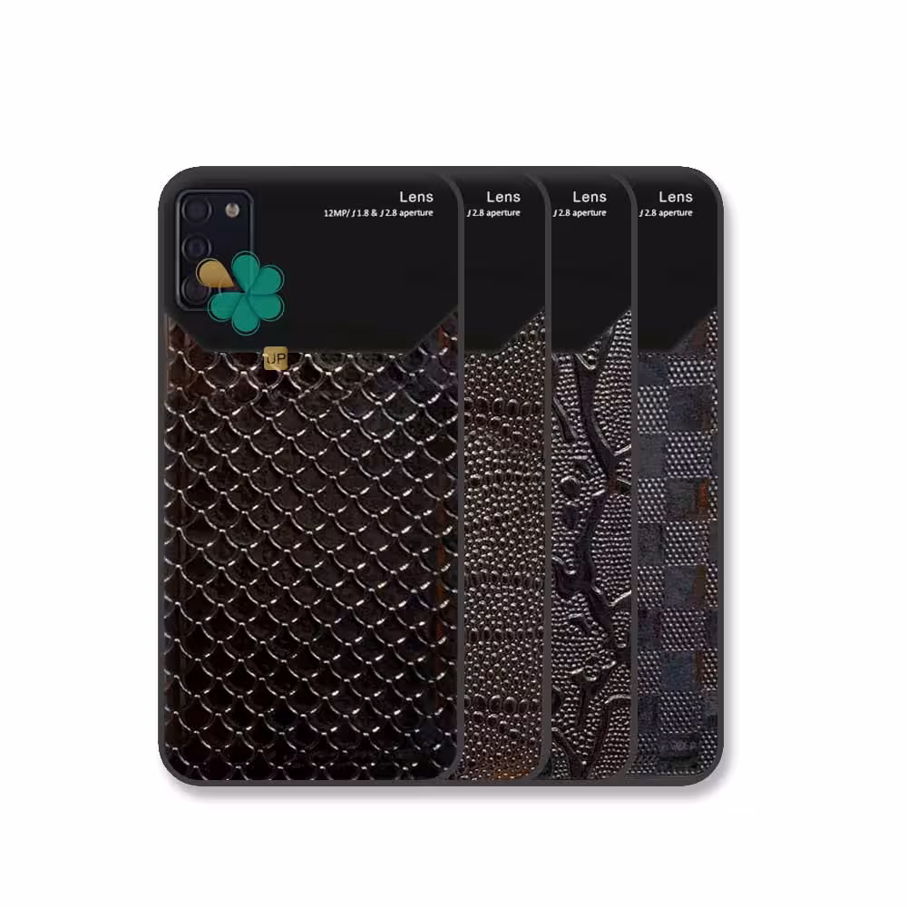 قاب پشت گلس چرمی گوشی سامسونگ Samsung A31 مدل مونت بلنک