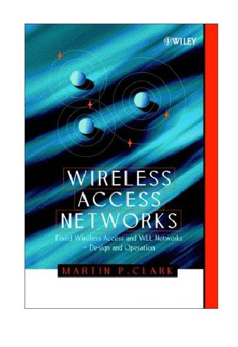 خرید و دانلود نسخه کامل کتاب Wireless access networks