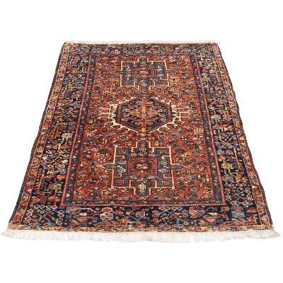 فرش قدیمی دستباف ذرع و نیم سی پرشیا کد 102373