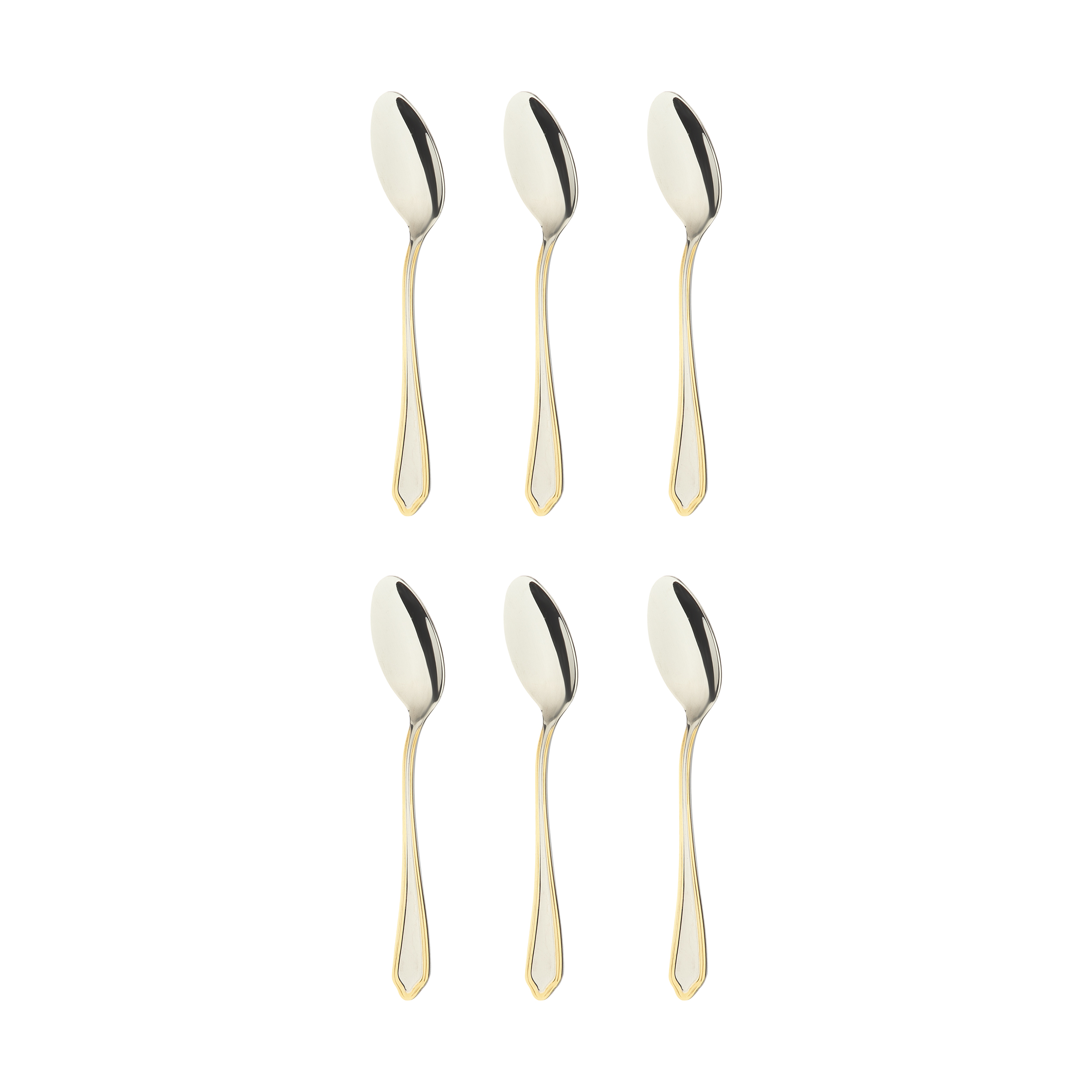 قاشق چای خوری ناب استیل مدل ونیز