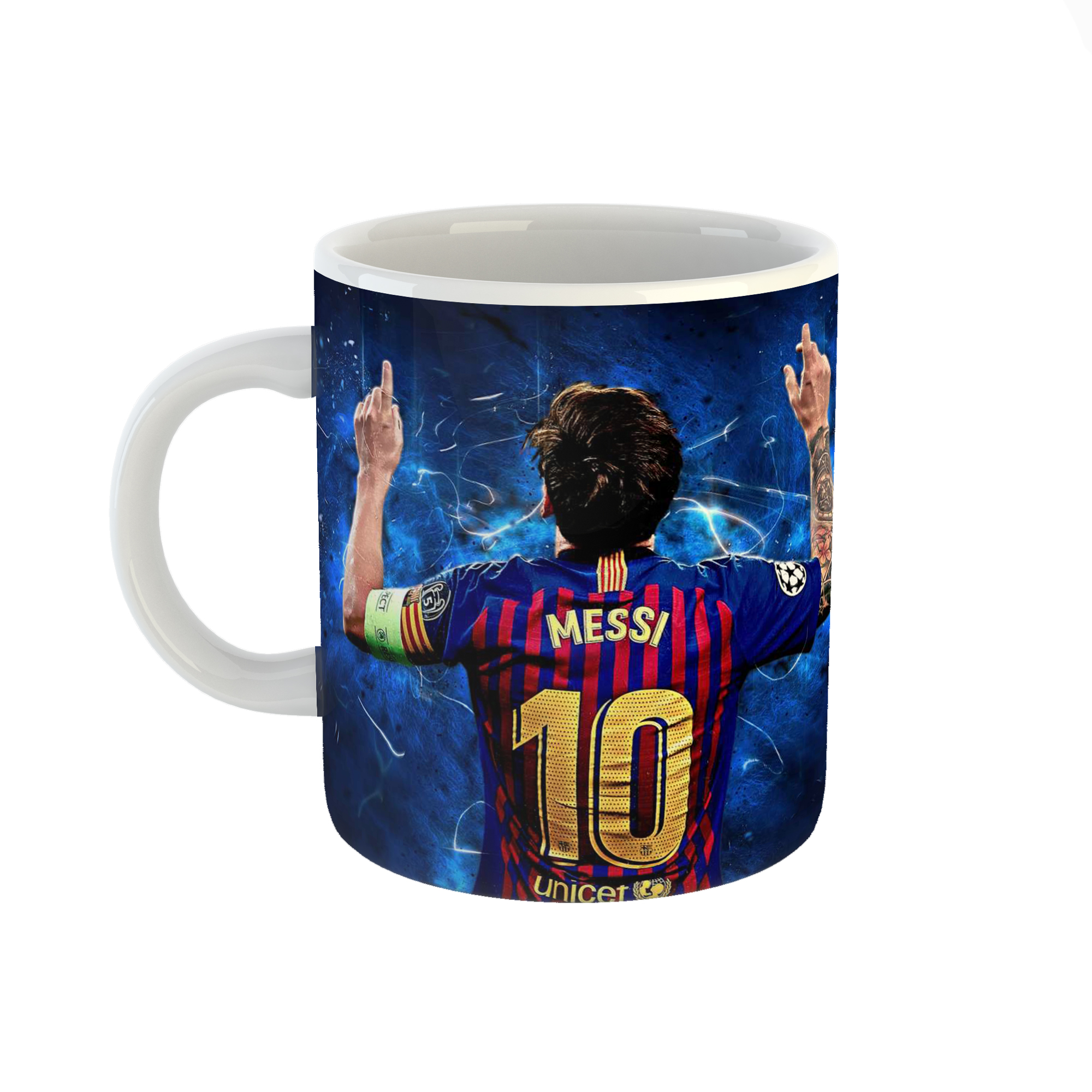 ماگ طرح مسی مدل تیم بارسلونا کد 2153