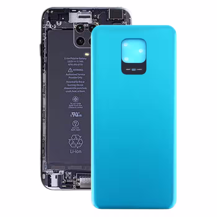 درب پشت شیائومی Back Cover Xiaomi Redmi Note 9 Pro, Blue