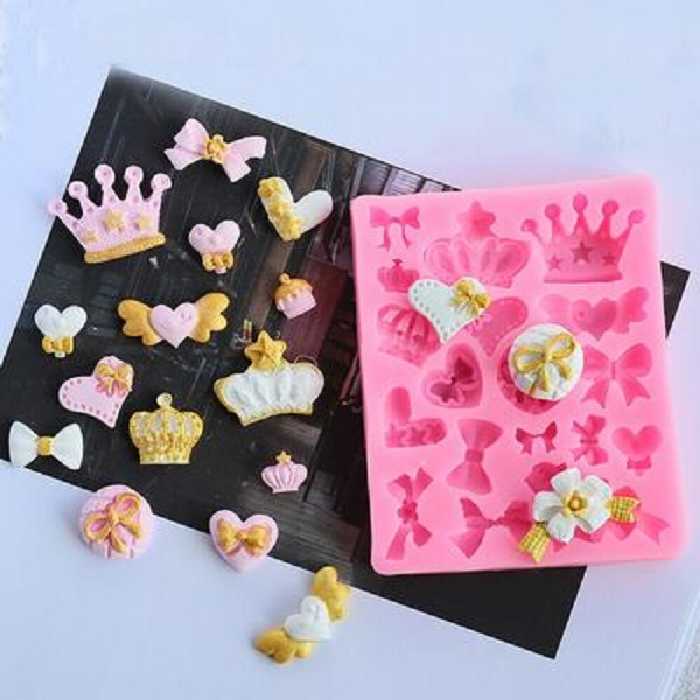 سیلیکون قالب گیری به گز مدل تاج و پاپیون