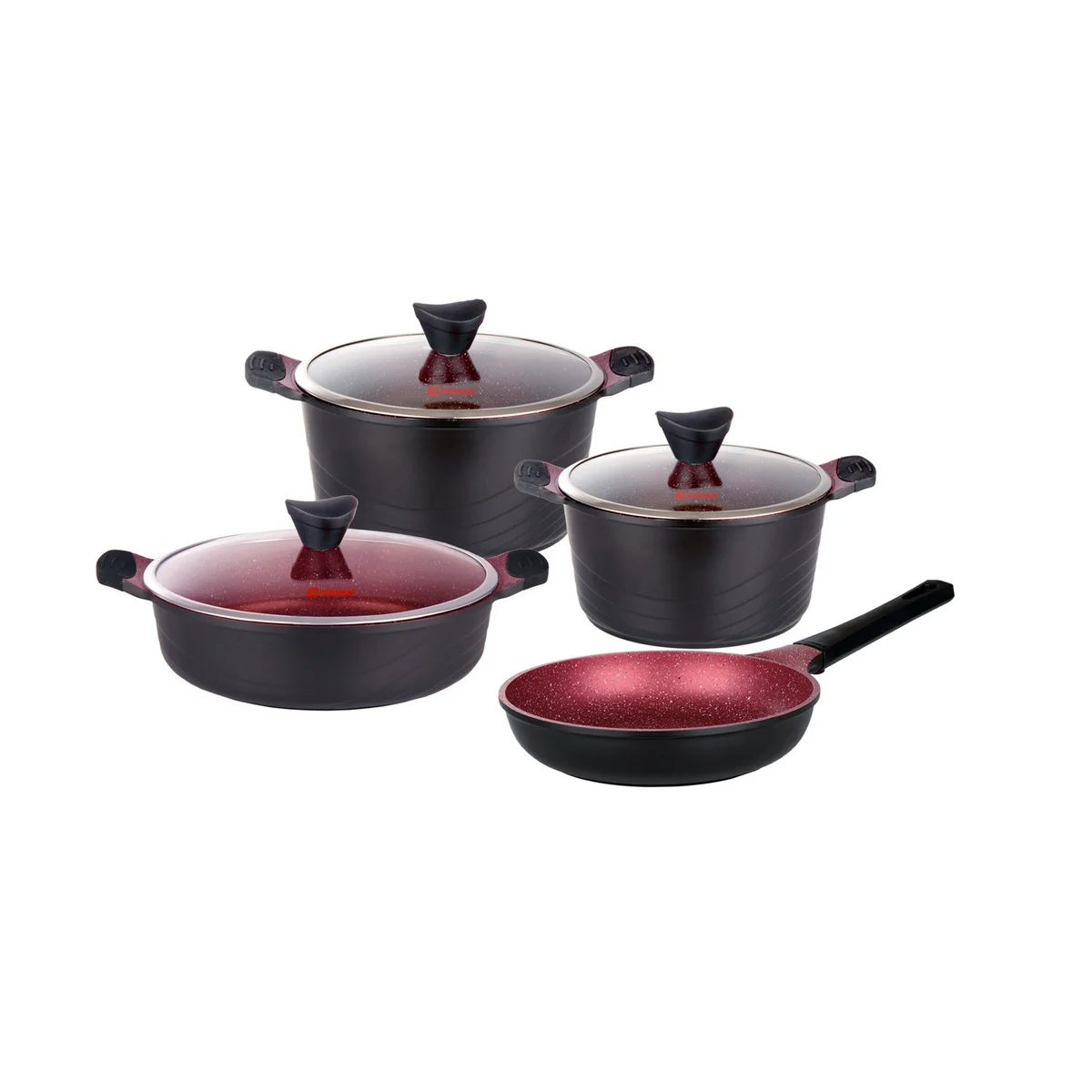 سرویس قابلمه گرانیتی کاندید مدل نانسی (7 پارچه)