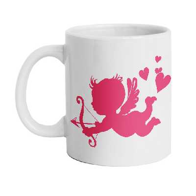 ماگ  دارلی طرح عاشقانه مدل MG1708