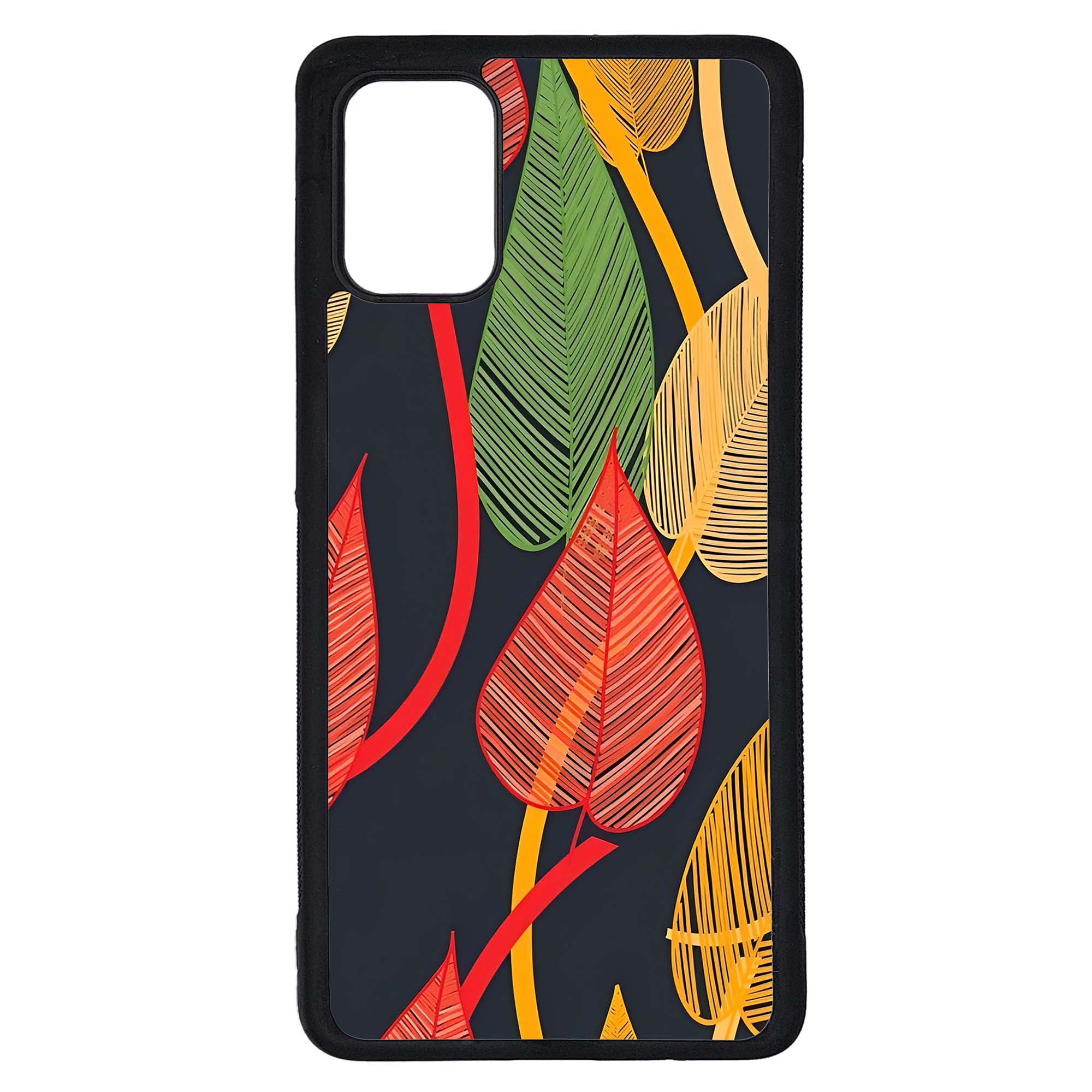 کاور طرح برگ کد G-064 مناسب برای گوشی موبایل سامسونگ Galaxy A71 | دیجی قاب دونی