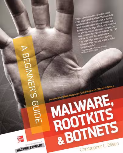 خرید و دانلود نسخه کامل کتاب Malware, Rootkits &amp; Botnets A Beginner's Guide