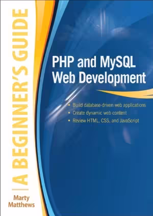 خرید و دانلود نسخه کامل کتاب PHP and MySQL Web Development A Beginner’s Guide