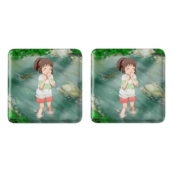 پیکسل خندالو مدل چیهیرو و هاکو انیمه شهر اشباح کد 12102 به همراه مگنت