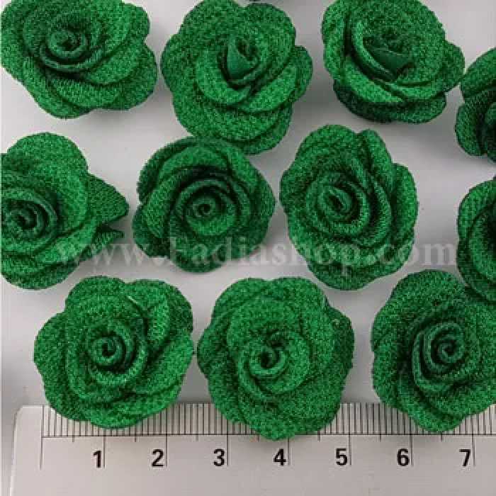 گل رز پارچه ای کوچک سبز سیدی