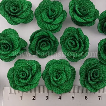 گل رز پارچه ای کوچک سبز سیدی