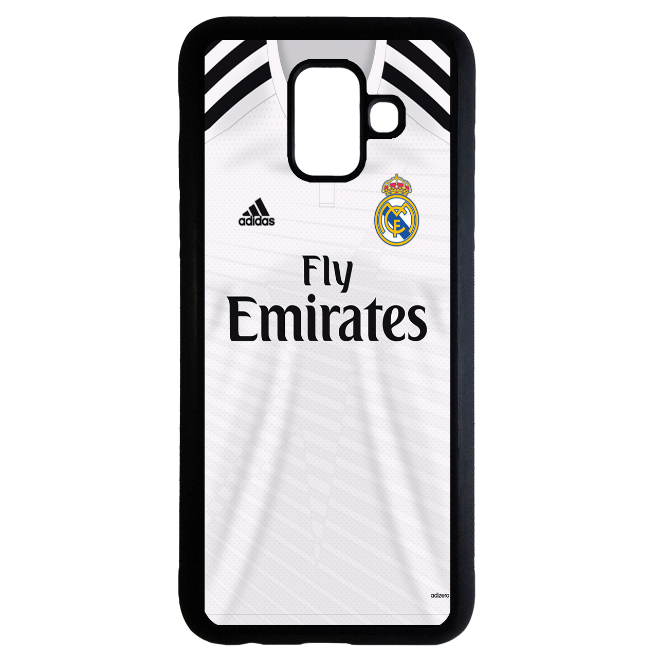 کاور طرح لباس تیم رئال مادرید کد 1105340 مناسب برای گوشی موبایل سامسونگ galaxy j6