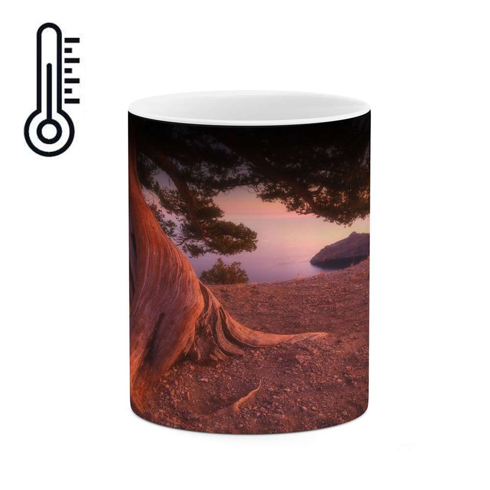 ماگ حرارتی کاکتی طرح درخت مدل mgh14284