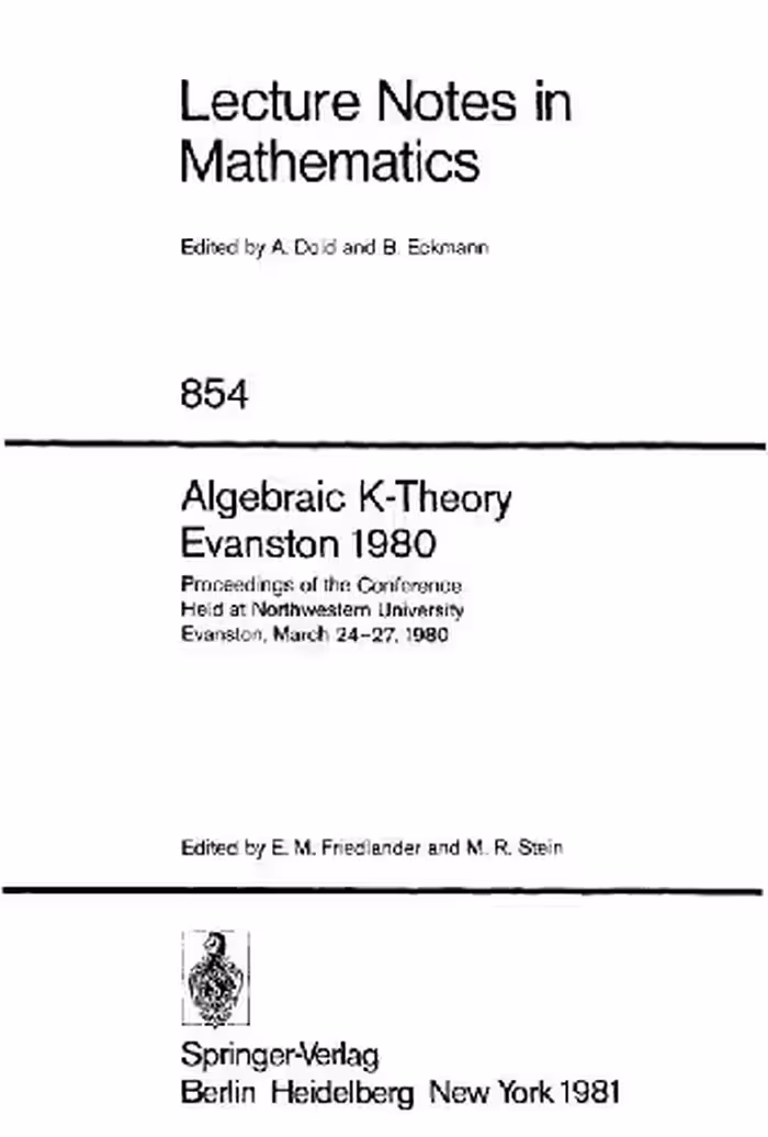 خرید و دانلود نسخه کامل کتاب Algebraic K-Theory