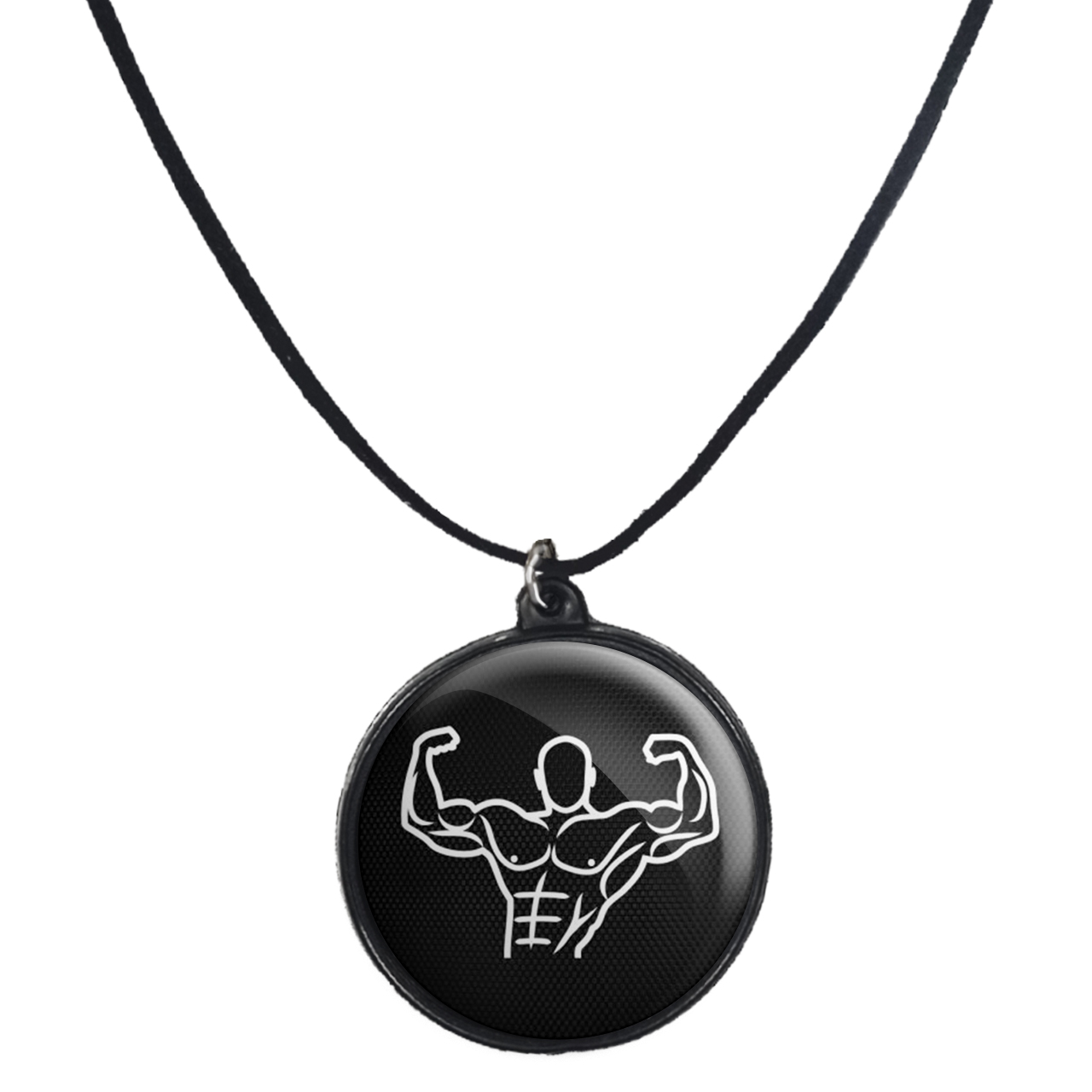 گردنبند پرمانه طرح بدنساز کد pmb.38