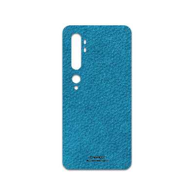 برچسب پوششی ماهوت مدل Blue-Leather مناسب برای گوشی موبایل شیائومی Mi Note 10