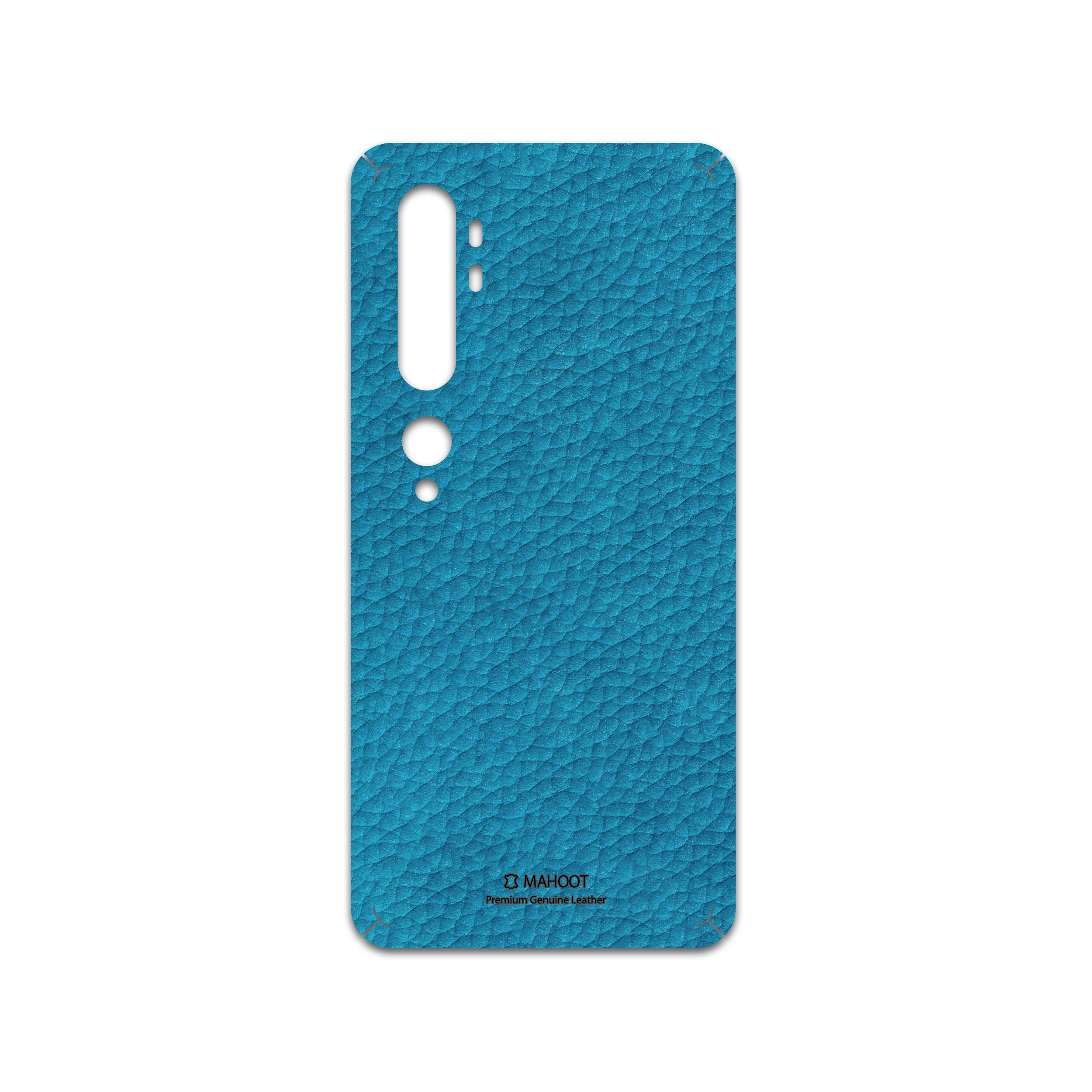 برچسب پوششی ماهوت مدل Blue-Leather مناسب برای گوشی موبایل شیائومی Mi Note 10
