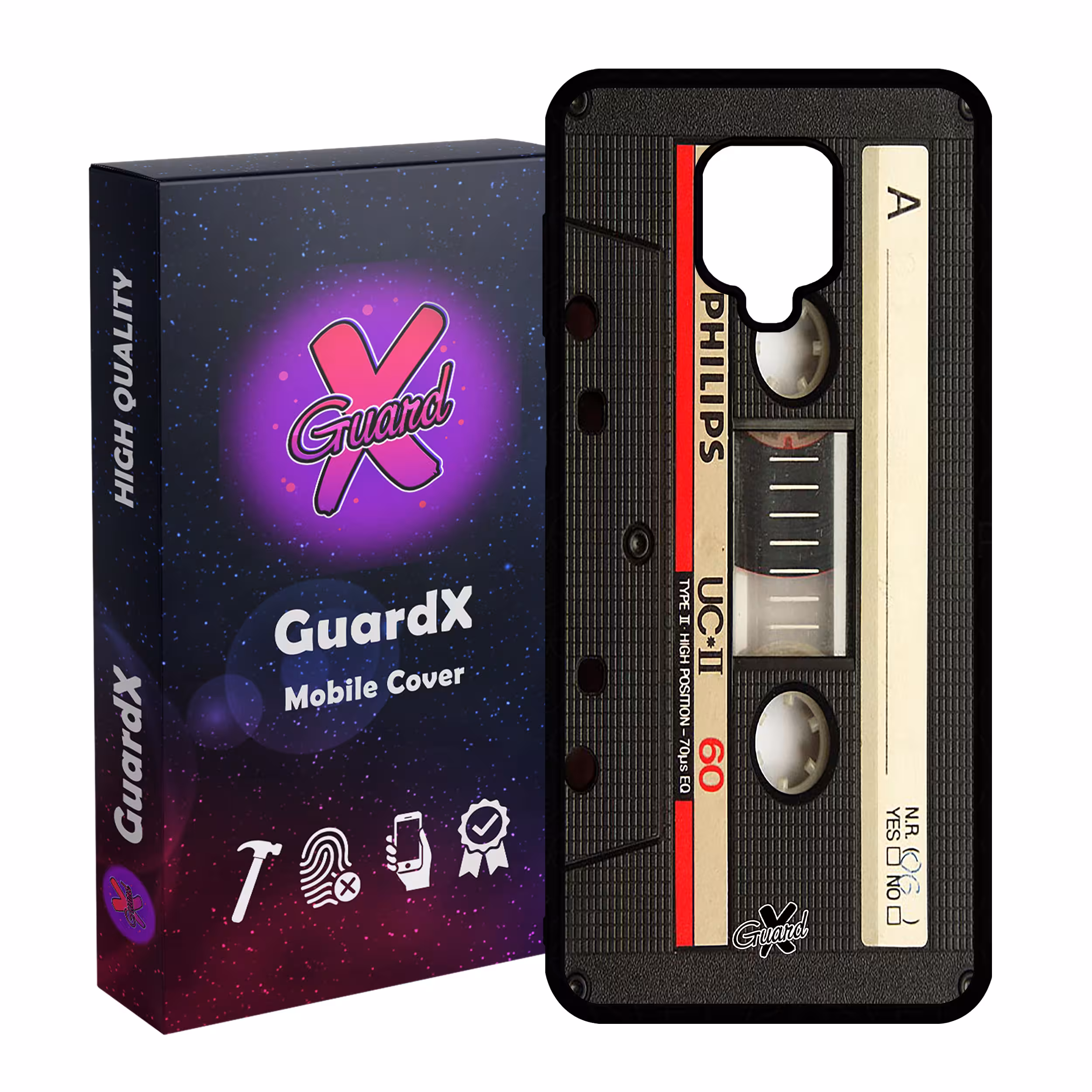 کاور گارد ایکس طرح Cassette مدل Glass10063 مناسب برای گوشی موبایل شیائومی Redmi Note 9S / Note 9 Pro / Note 9 Pro Max