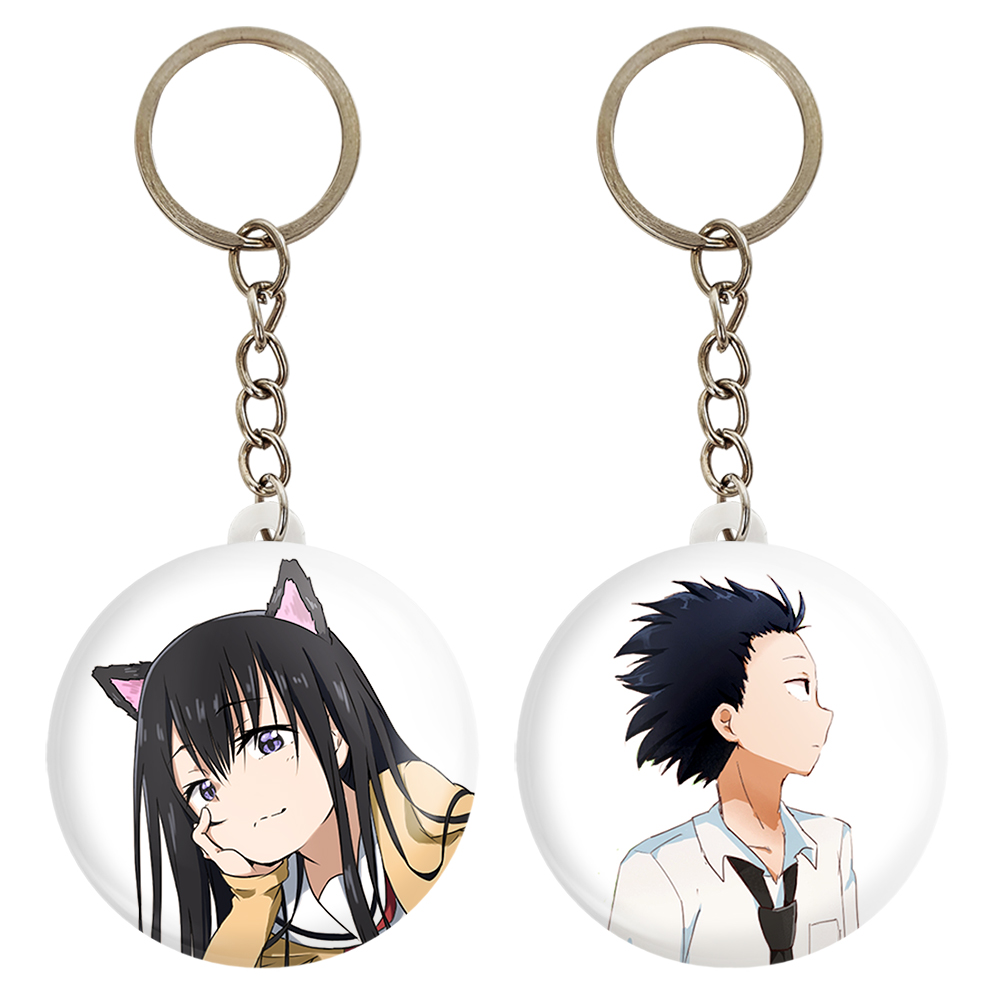 جاکلیدی خندالو مدل شویا ایشیدا و نائوکو انیمه سایلنت ویس کد 1583115830 مجموعه 2 عددی