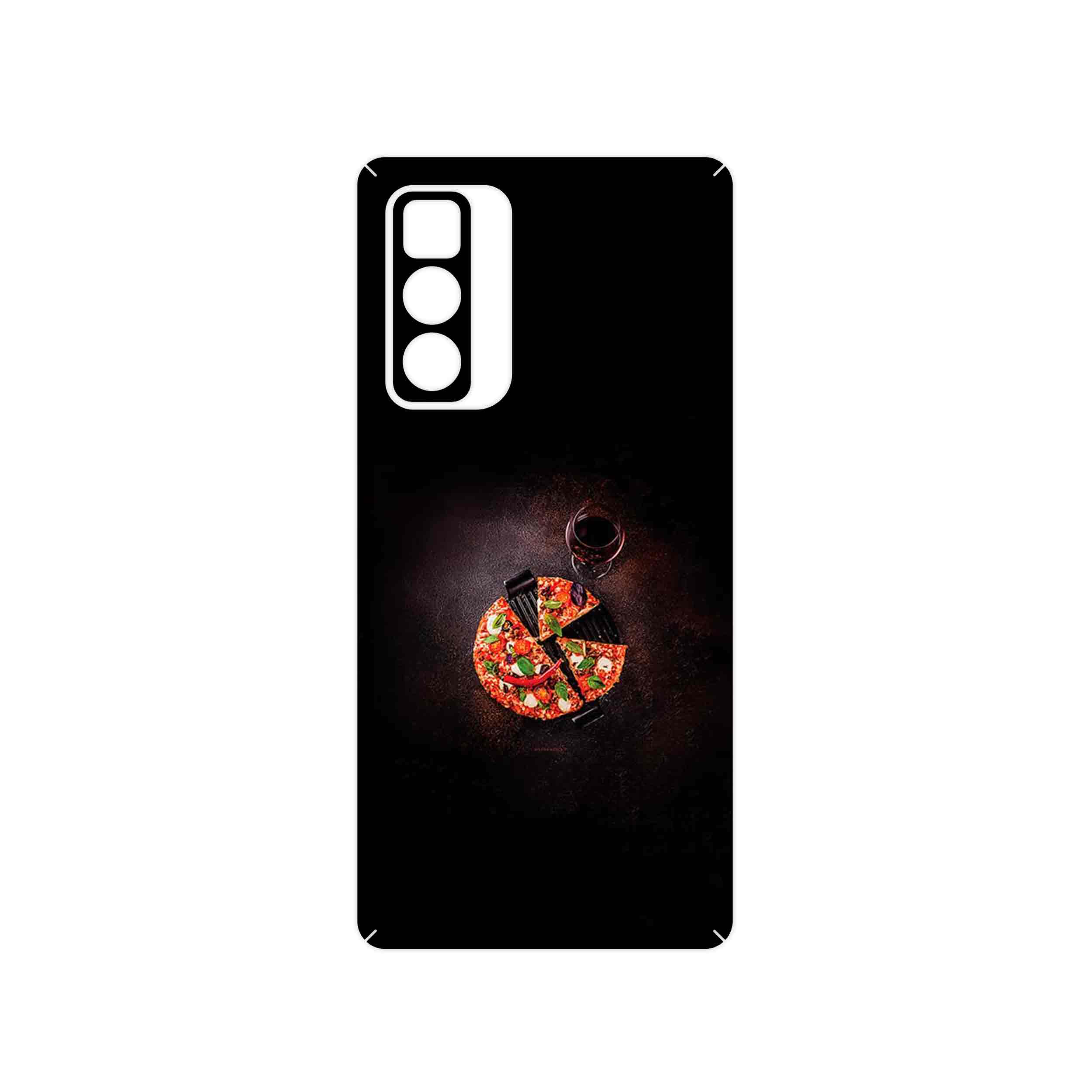 برچسب پوششی ماهوت مدل Pizza مناسب برای گوشی موبایل موتورولا Edge 20 Pro
