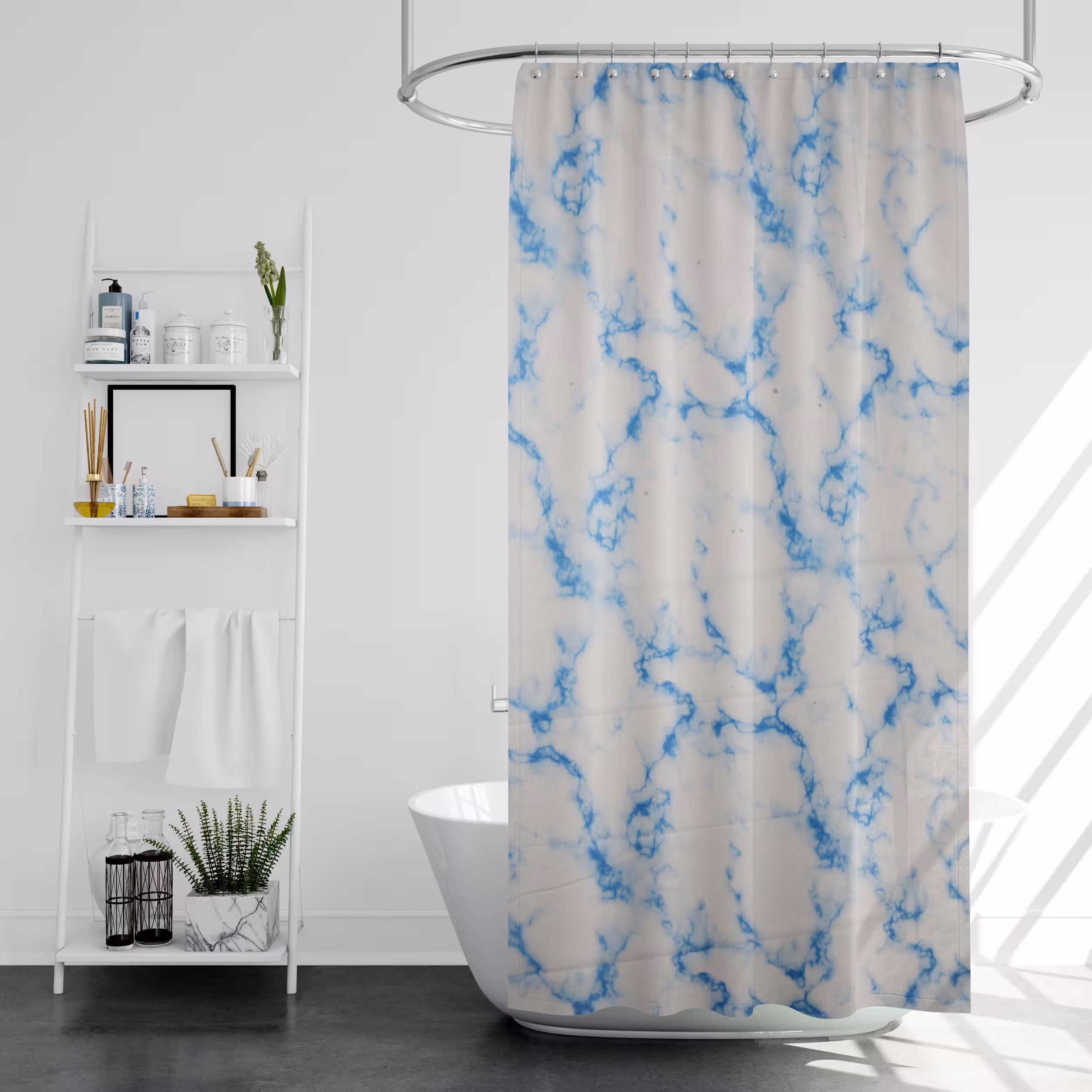 پرده حمام پیسو مدل BZ 57 سایز 180x200 سانتی متر