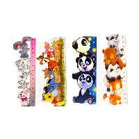 خط کش 15 سانتی متر فانتزی پلکسی دکمه