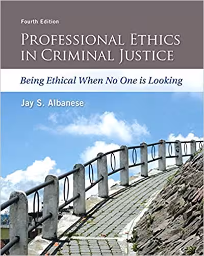 خرید و دانلود کتاب Professional Ethics in Criminal Justice: Being Ethical When No One is Looking