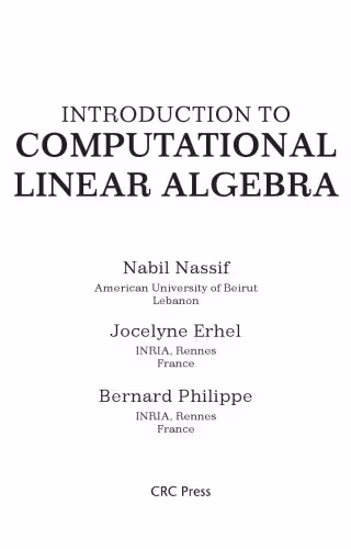 خرید و دانلود نسخه کامل کتاب Introduction to Computational Linear Algebra