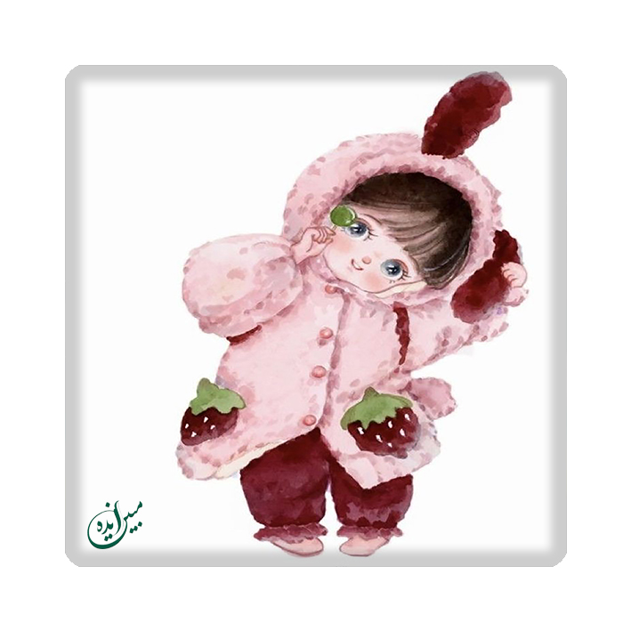 کاشی مبین ایده مدل دخترانه kh10 کد 809